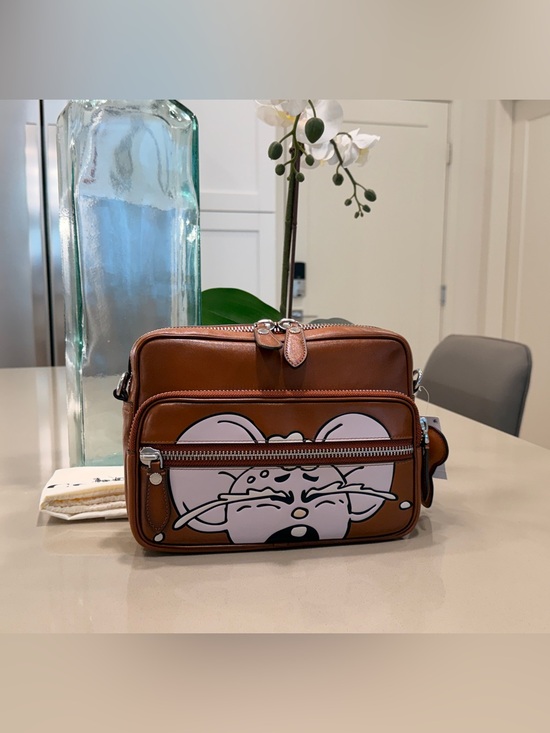 Coach Handbags - Coach x Brain Dead Mouse Dakota in Amber Brown NWT